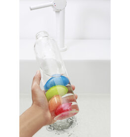 kikkerland Bottle scrubbies - set van 4