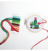 kikkerland Mini cross-stitch naai-setje - cactus