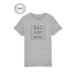 Ministerie van Unieke Zaken Kids t-shirt 'Mag just niks'