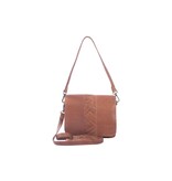 Chabo Ruime lederen handtas - Roxy Classic Camel