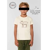 Ministerie van Unieke Zaken T-shirt  'klein varken' - natural raw