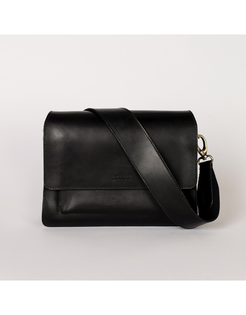 O MY BAG Harper Black Classic Leather