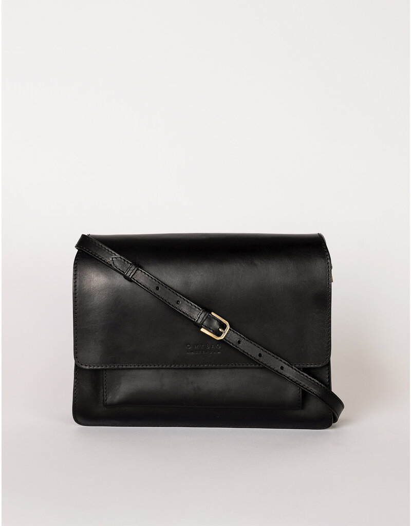 O MY BAG Harper Black Classic Leather