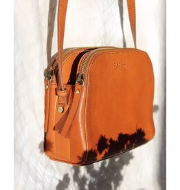 O MY BAG Emily Cognac Stromboli Leather - Full Leather Strap