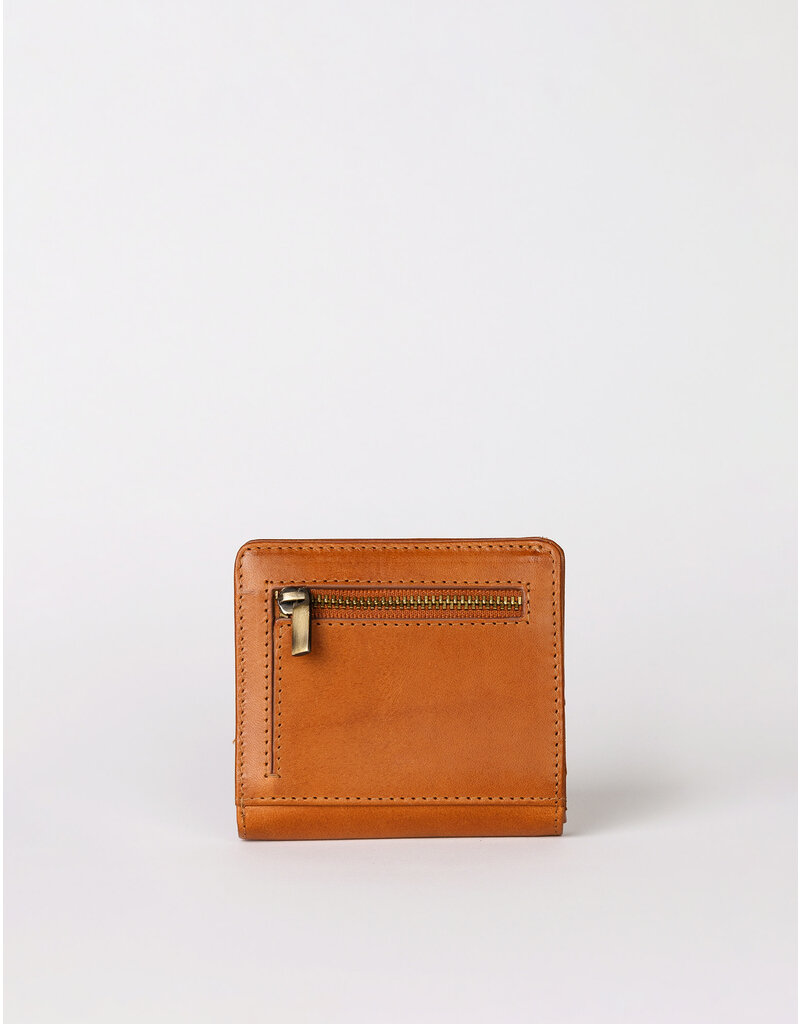 O MY BAG Alex Fold-over Wallet Cognac Classic Leather