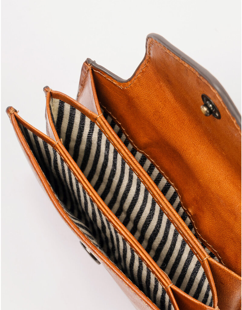 O MY BAG Harmonica Wallet Cognac Classic Leather
