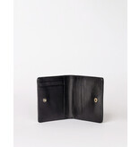 O MY BAG Alex Fold Over Wallet Black Classic Leather