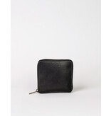 O MY BAG Sonny Square Wallet Black Stromboli Leather