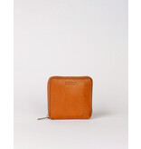 O MY BAG Sonny Square Wallet - Cognac Stromboli Leather