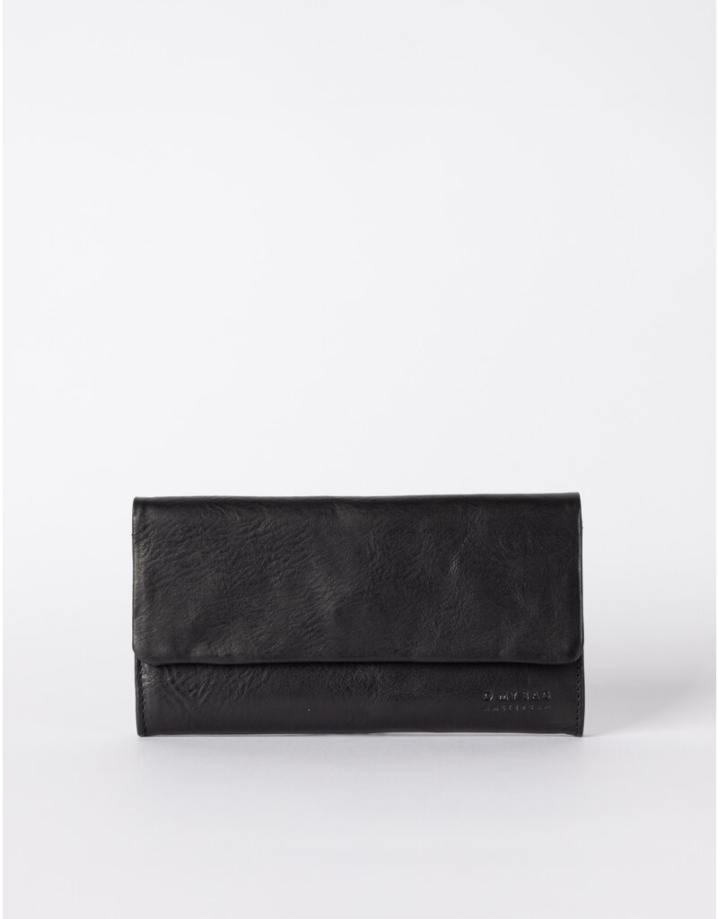 O MY BAG Pau's Pouch Black Stromboli Leather