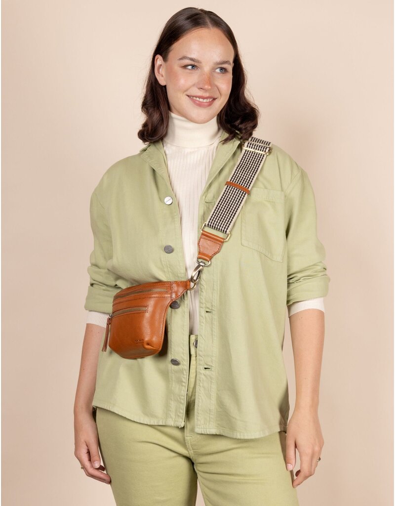 O MY BAG Beck's Bum Bag Cognac Stromboli Leather