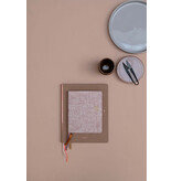 Tinne+Mia Tinne+Mia - Notebook A6+ linen • Rose dust