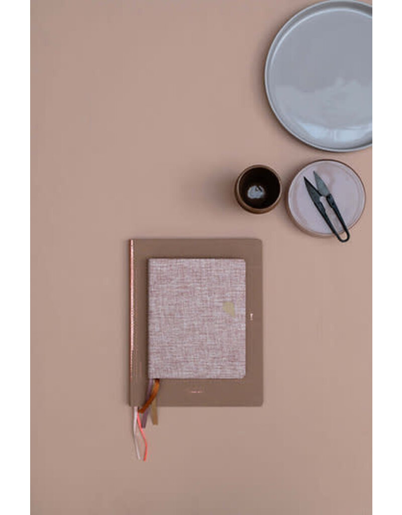 Tinne+Mia Tinne+Mia - Notebook A6+ linen • Rose dust