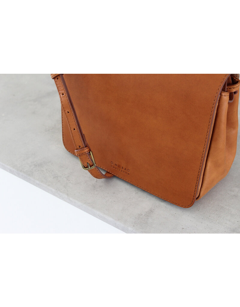 O MY BAG Schoudertas - The Lucy Cognac Classic Leather