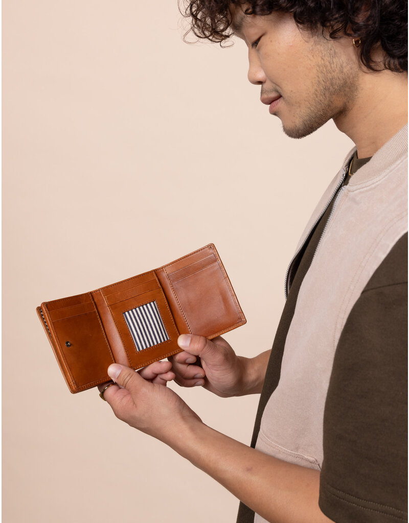 O MY BAG Ollie Wallet - Cognac Classic Leather