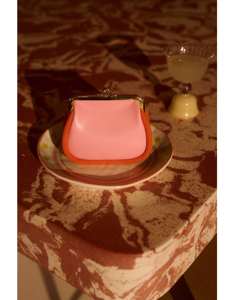 The Sticky Sis Club The Sticky Sis Club - Portemonnee Il Sole - dolce pink + arancia orange