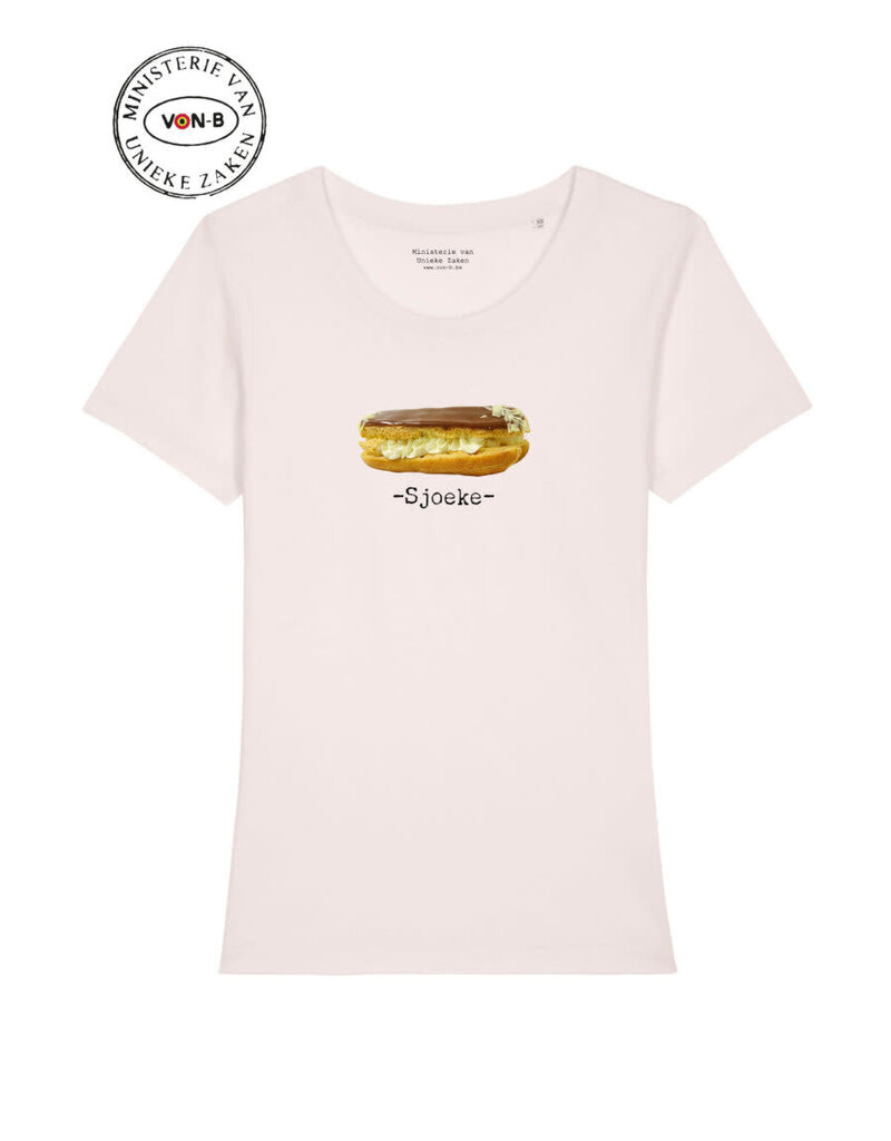 Ministerie van Unieke Zaken T-shirt dames 'Sjoeke' - vintage white