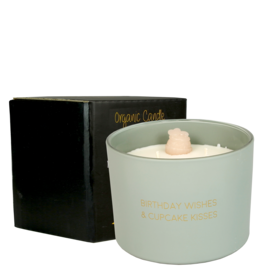 My Flame Lifestyle Geurkaars met 3 wieken - 'Birthday wishes & cupcake kisses'