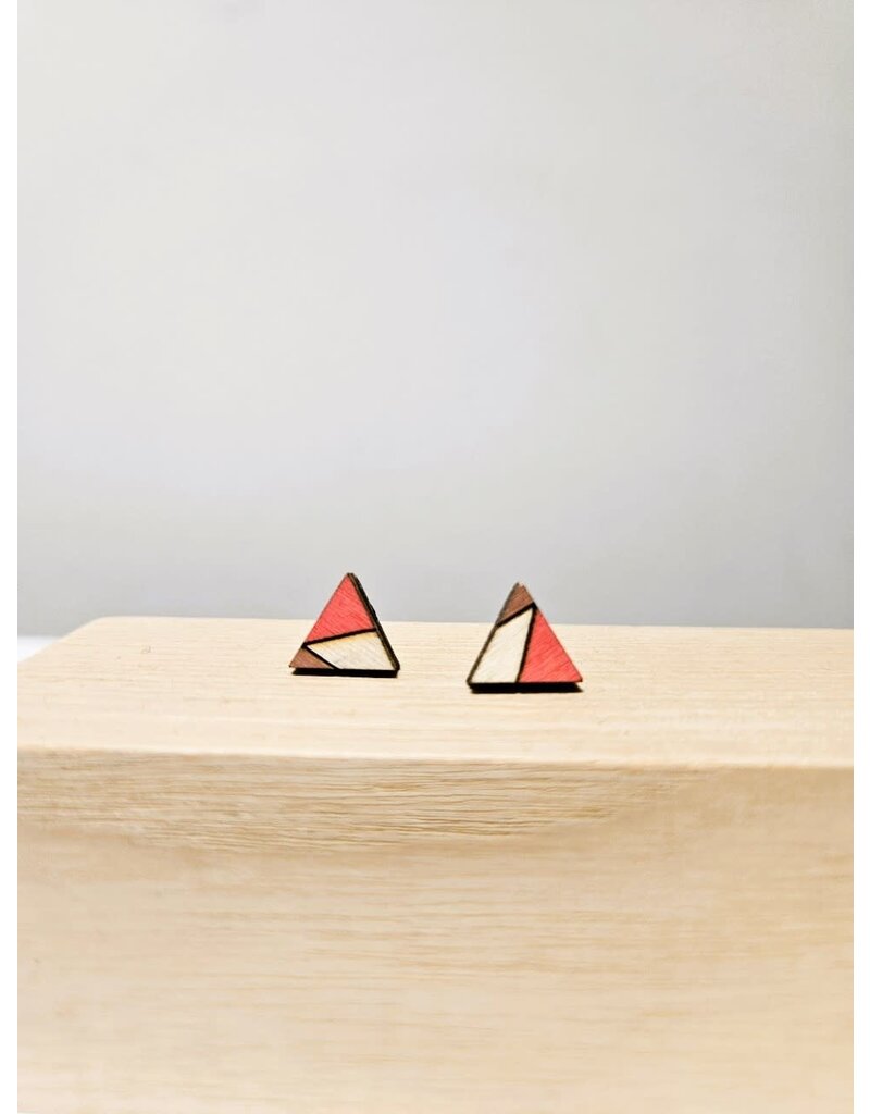 Cut the Fab Houten oorsteker Driehoek 1.1
