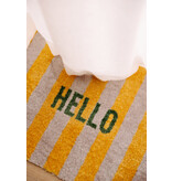 Mad about mats Mat 'Delia' - Touch - 50 x 75 cm 'Hello' - striped