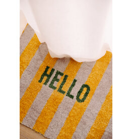 Mad about mats Mat 'Delia' - Touch - 50 x 75 cm 'Hello' - striped