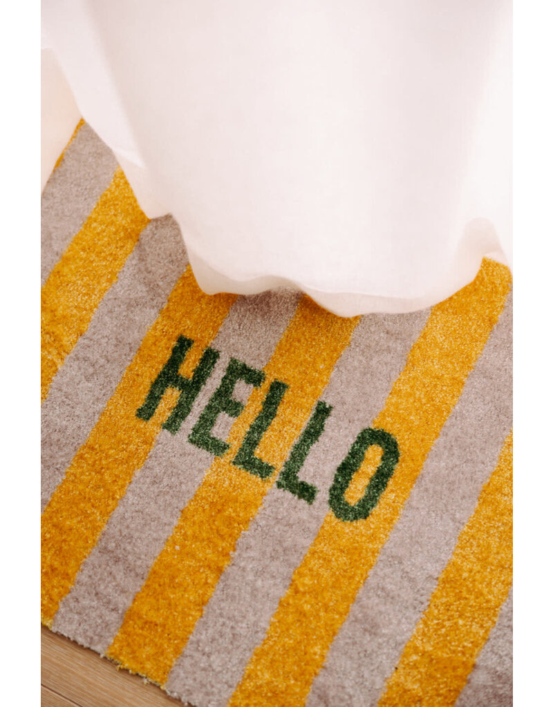 Mad about mats Mat 'Delia' - Touch - 50 x 75 cm 'Hello' - striped