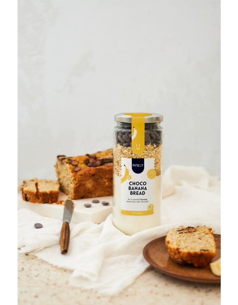 Pineut DIY - Choco Bananenbrood in glazen pot