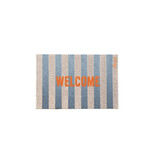 Mad about mats Mat - 'DORA' - Scraper 50 x 75 cm  - 'Welcome'- striped