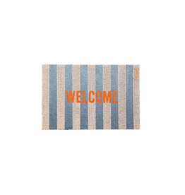 Mad about mats Mat - 'DORA' - Scraper 50 x 75 cm  - 'Welcome'- striped