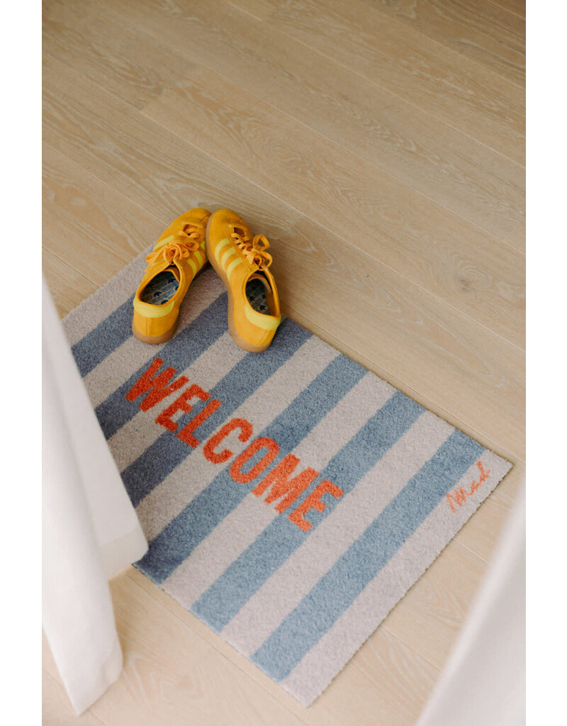 Mad about mats Mat - 'DORA' - Scraper 50 x 75 cm  - 'Welcome'- striped