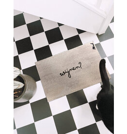 Mad about mats Mat 'Vienna' touch 50 x 75 cm 'Wijnen?'