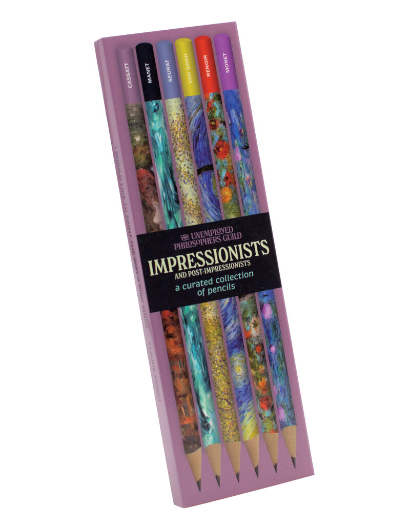 Set van 6 potloden - Impressionists