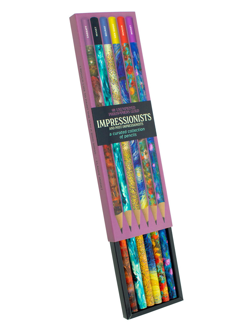 Set van 6 potloden - Impressionists