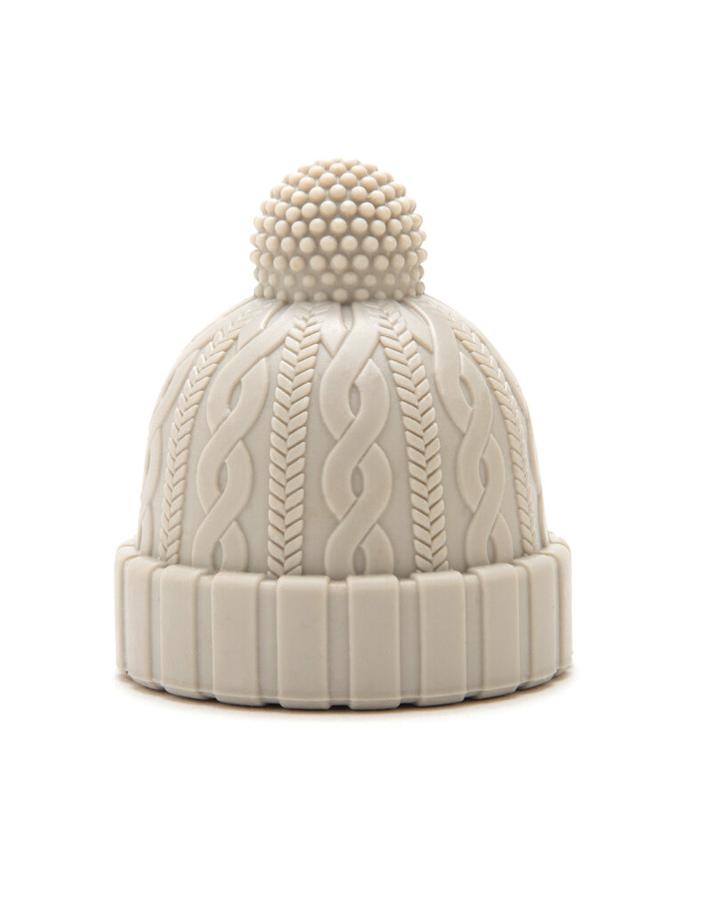 Monkey Business Flessenstop - 'Beanie' - set van 2 - blauw & grijs