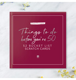 Gift Republic Bucket list scratch cards -  Things to do before you're 50