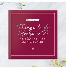 Gift Republic Bucket list scratch cards -  Things to do before you're 50