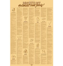 Stratier XL Bucketlistposter voor jezelf