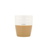 Zusss Koffiemok 'Liefs' - oker