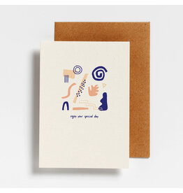Hello August Wenskaart Hello August - 'Enjoy your special day'