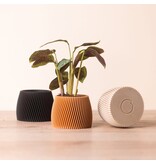 Copo Design Kleine bloempot in 3D print - hout en maïszetmeel - ceder