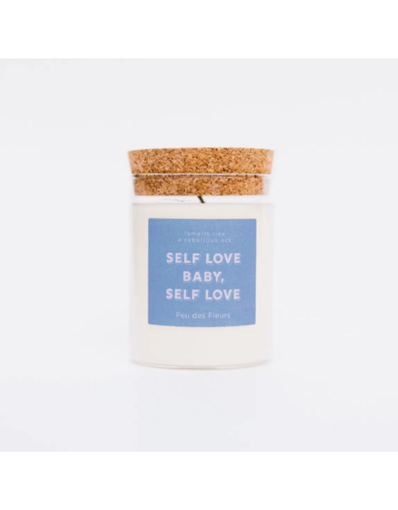 Feu des Fleurs Geurkaars in glas 'Self love baby, self love' - 160g