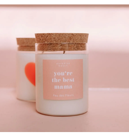 Feu des Fleurs Geurkaars in glas 'You're the best, mama' - 160g