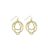 Zusss Oorhangers met rondjes - goud