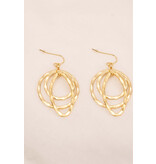 Zusss Oorhangers met rondjes - goud