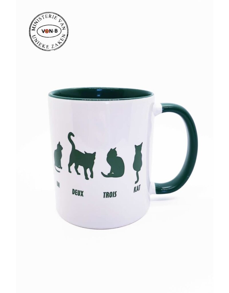 Ministerie van Unieke Zaken Mok 'Un deux trois kat'