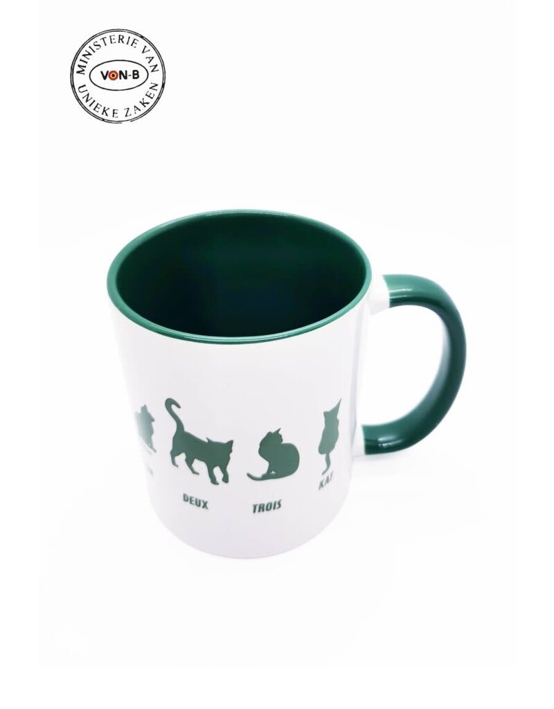 Ministerie van Unieke Zaken Mok 'Un deux trois kat'