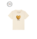 Ministerie van Unieke Zaken T-shirt Baby 'Patatje' - natural raw