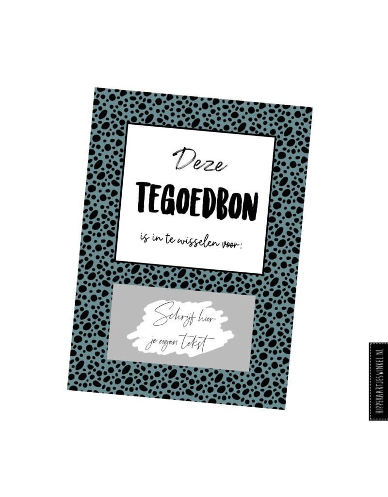 Hippekaartjes Kraskaarten 'DIY - Tegoedbon'