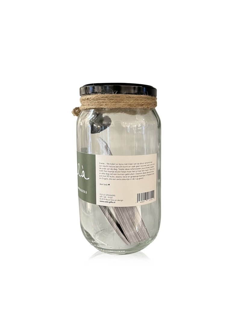 Voilà Gifts and more Potje Opkikkers -  92 leuke, stoere, lieve en grappige kaartjes
