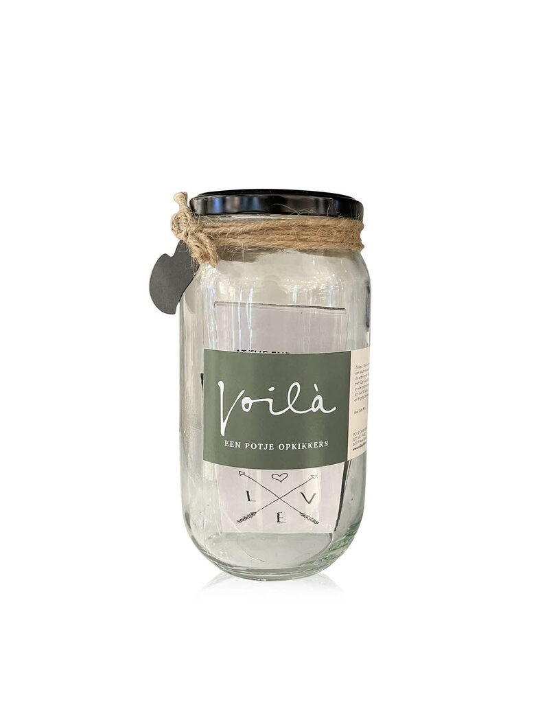 Voilà Gifts and more Potje Opkikkers -  92 leuke, stoere, lieve en grappige kaartjes